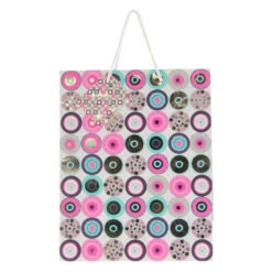 Geschenktasche - Kreise - Ca. 33 X 10 X 45,5 Cm