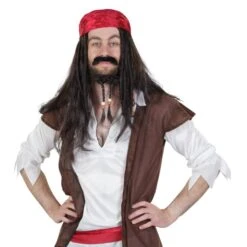 Boland Perücke - Pirat - Für Erwachsene