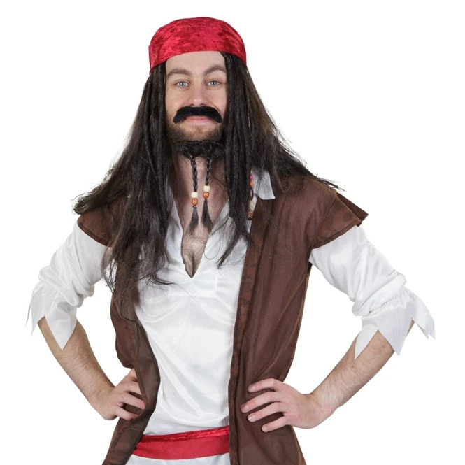 Boland Perücke - Pirat - Für Erwachsene 1 Boland Perücke - Pirat - Für Erwachsene