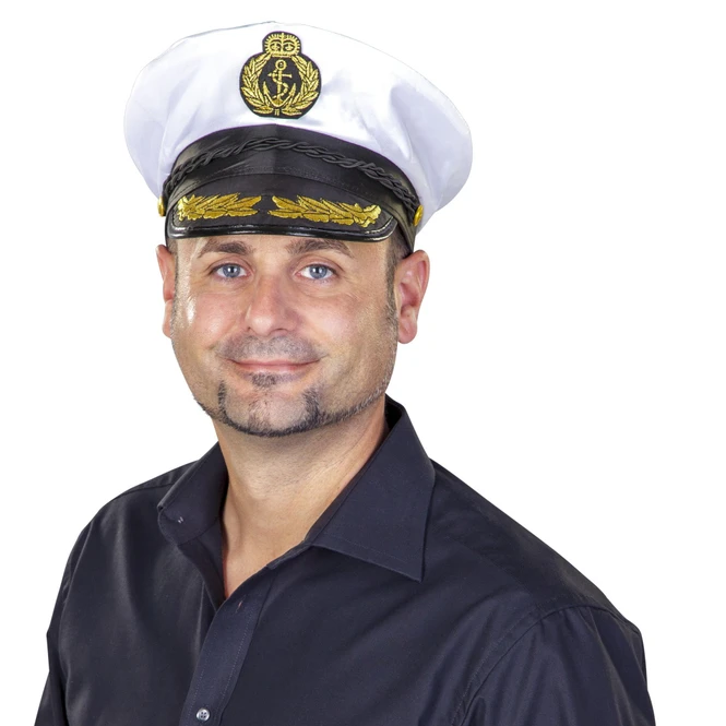 Faschingsmütze - Kapitän - Für Erwachsene 1 Faschingsmütze - Kapitän - Für Erwachsene