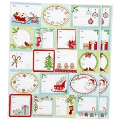 Geschenkaufkleber - Selbstklebend - 36 Stück