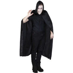 Cape - Für Erwachsene - Samt - Schwarz