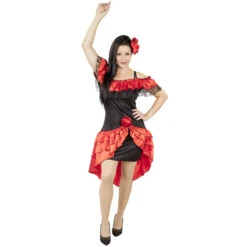 Kostüm - Spanierin - Für Erwachsene - 2-teilig - Verschiedene Größen