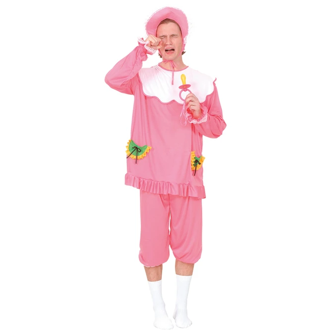 Kostüm - Baby - Rosa - Für Erwachsene - 3-teilig - Verschiedene Größen 1 Kostüm - Baby - Rosa - Für Erwachsene - 3-teilig - Verschiedene Größen