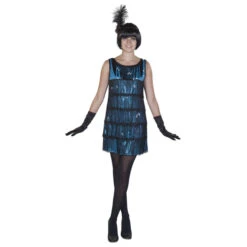 Kostüm - Charleston - Für Erwachsene - 2-teilig - Verschiedene Größen