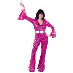 Kostüm - Discotänzerin - Für Erwachsene - 2-teilig - Verschiedene Größen
