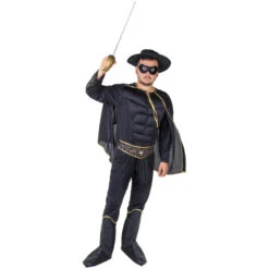 Kostüm - Bandit - Für Erwachsene - 6-teilig - Verschiedene Größen