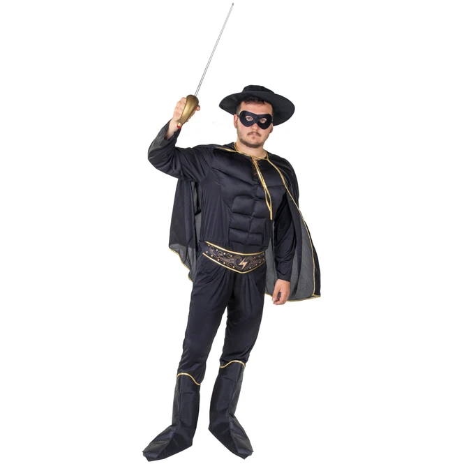 Kostüm - Bandit - Für Erwachsene - 6-teilig - Verschiedene Größen 1 Kostüm - Bandit - Für Erwachsene - 6-teilig - Verschiedene Größen