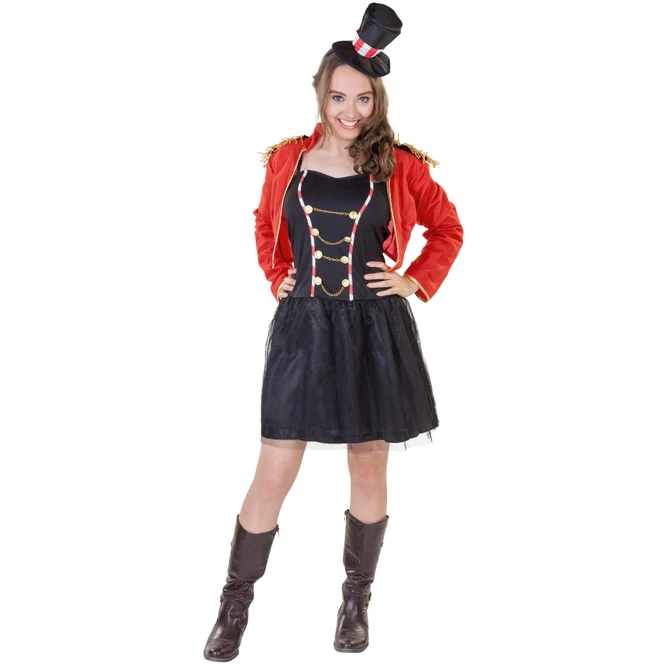 Kostüm - Dompteurin - Für Erwachsene - 3-teilig - Verschiedene Größen 1 Kostüm - Dompteurin - Für Erwachsene - 3-teilig - Verschiedene Größen