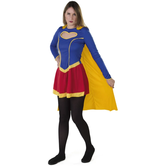 Kostüm - Heldin - Für Erwachsene - 2-teilig - Verschiedene Größen 1 Kostüm - Heldin - Für Erwachsene - 2-teilig - Verschiedene Größen