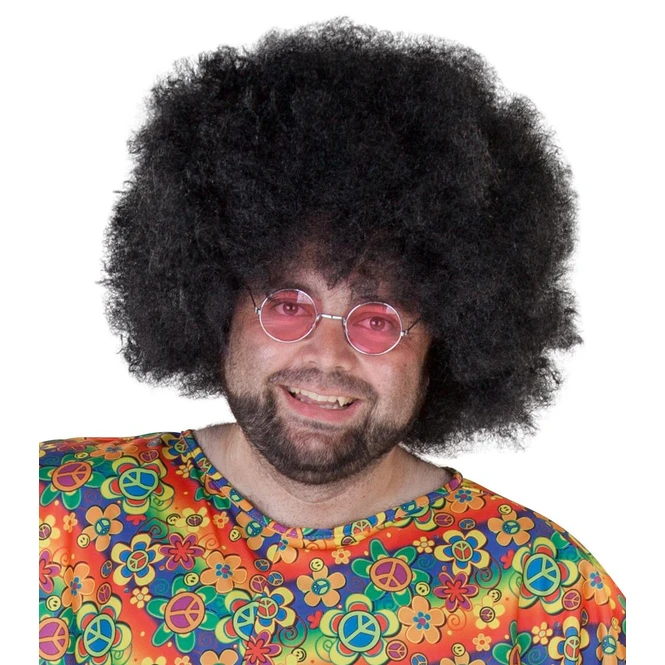 Perücke Für Erwachsene - Schwarzer Afro 1 Perücke Für Erwachsene - Schwarzer Afro