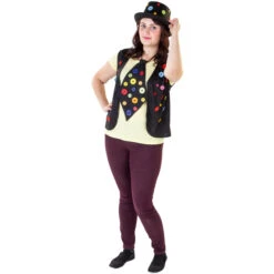 Weste - Knöpfe - Einheitsgröße Für Damen Und Herren