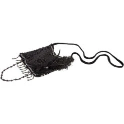 Umhängetasche - Pailletten - Schwarz