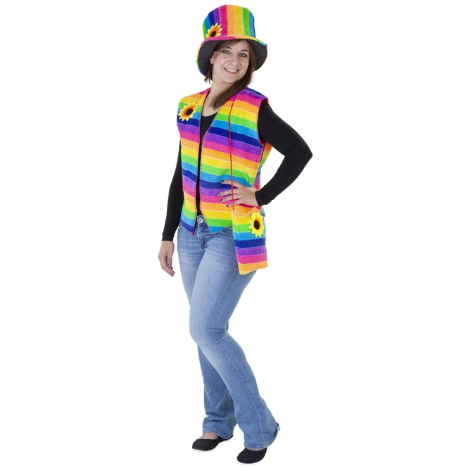 Faschingsset - Regenbogen - Aus Polyester - Verschiedene Varianten 3 Faschingsset - Regenbogen - Aus Polyester - Verschiedene Varianten – Bild 3