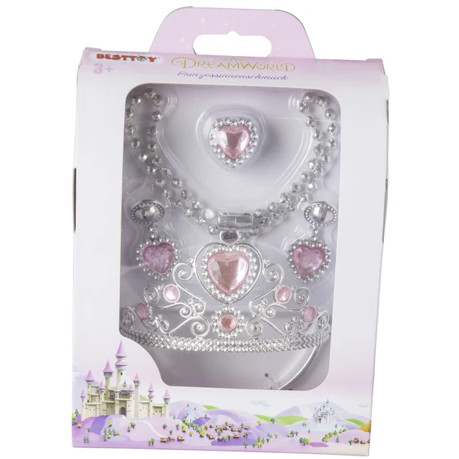 Prinzessinnenschmuck-Set - 4-teilig - Rosa 6 Prinzessinnenschmuck-Set - 4-teilig - Rosa – Bild 6