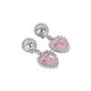 Prinzessinnenschmuck-Set - 4-teilig - Rosa