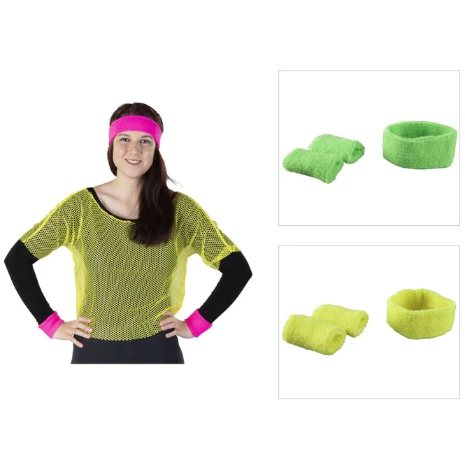 Schweißband-Set - 2-teilig - Für Erwachsene - Verschiedene Farben 4 Schweißband-Set - 2-teilig - Für Erwachsene - Verschiedene Farben – Bild 4