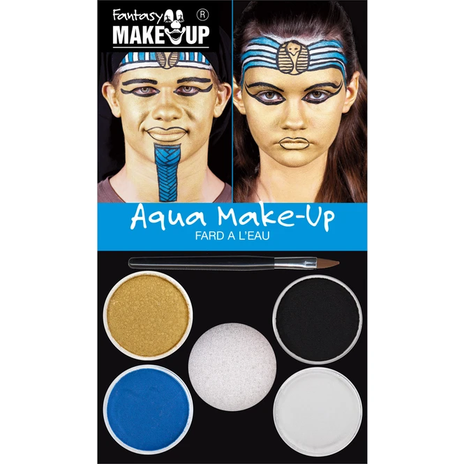 Schminkset - Fantasy Aqua Make-Up - 6-teilig - Ägypter 2 Schminkset - Fantasy Aqua Make-Up - 6-teilig - Ägypter – Bild 2