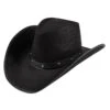 Boland Cowboyhut - Wichita - Für Erwachsene - Schwarz