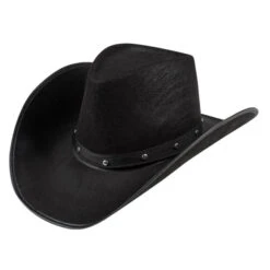 Boland Cowboyhut - Wichita - Für Erwachsene - Schwarz