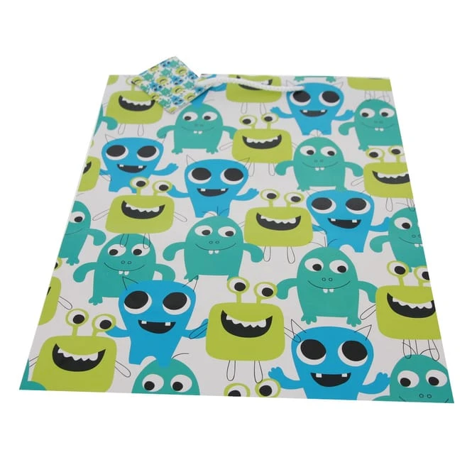 Geschenktasche Monster - Ca. 26 X 32 X 12,5 Cm 1 Geschenktasche Monster - Ca. 26 X 32 X 12,5 Cm