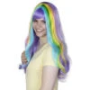 Langhaarperücke Für Erwachsene - Regenbogen