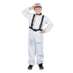 Kostüm - Astronautenjunge - Für Kinder - 2-teilig - Verschiedene Größen