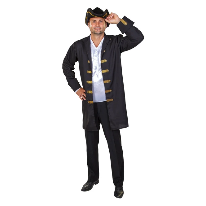 Kostüm - Kapitän - Für Erwachsene - 3-teilig - Verschiedene Größen 1 Kostüm - Kapitän - Für Erwachsene - 3-teilig - Verschiedene Größen