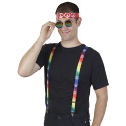 Faschingsset - Hippie - 3-teilig