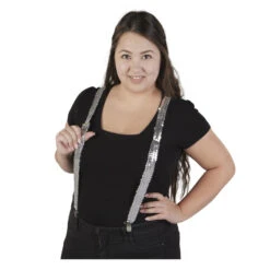 Hosenträger - Pailletten - Für Erwachsene