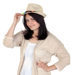 Strohhut - Mit Tasseln - Für Erwachsene