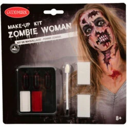 Schminkset - Zombie - Make-up Mit Zubehör