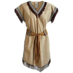 Kostüm - Amerikanische Ureinwohnerin Heller Stern - Für Erwachsene - Verschiedene Größen 7 Kostüm - Amerikanische Ureinwohnerin Heller Stern - Für Erwachsene - Verschiedene Größen -Party Fest Deutschland Verkaufs-Shop 222851 222854 2