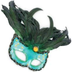 Augenmaske - Mit Federn - 1 Stück