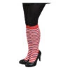 Kniestrümpfe - Streifen - Für Erwachsene - Rot/weiß