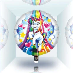 LED-Folienballon - Einhorn