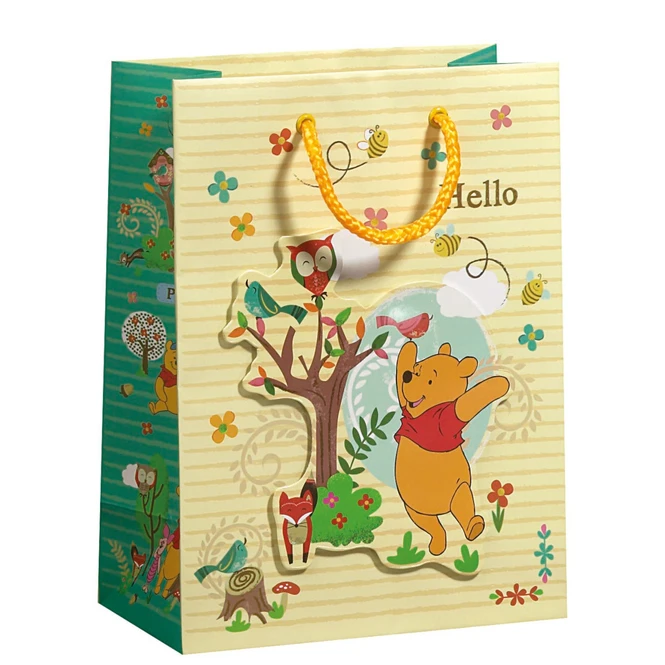 Winnie Pooh - Geschenktasche - Ca. 17 X 9 X 22,5 Cm 1 Winnie Pooh - Geschenktasche - Ca. 17 X 9 X 22,5 Cm