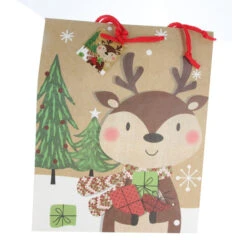 Geschenktasche Rentier - Ca. 33 X 45,5 X 10 Cm