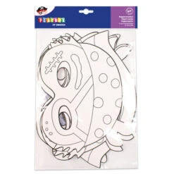 Pappmasken - Pirat - 12 Stück