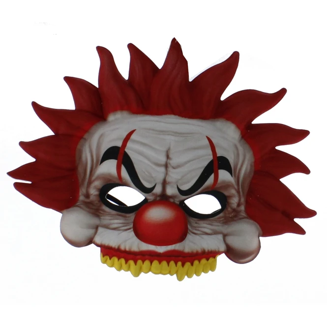 Maske Horrorclown - Für Erwachsene 1 Maske Horrorclown - Für Erwachsene