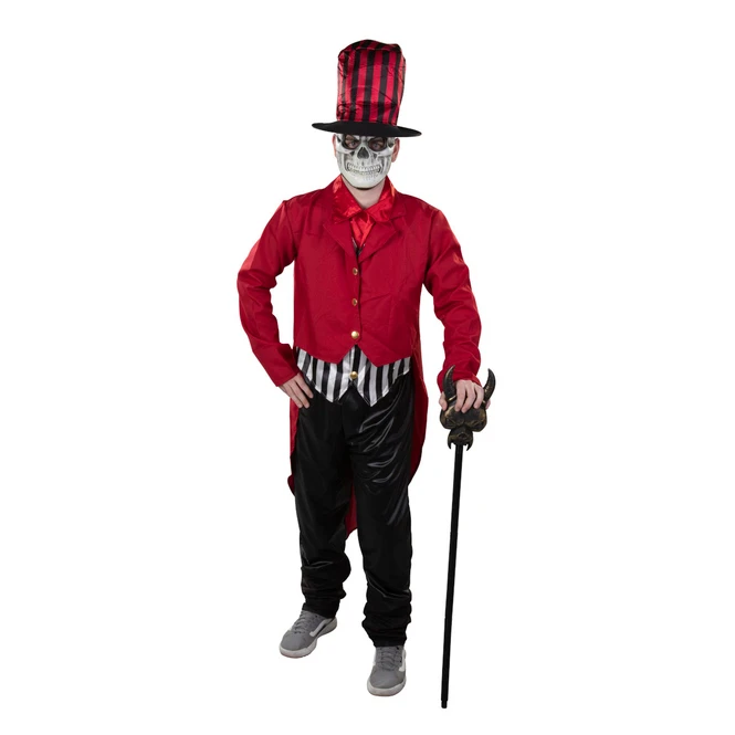Kostüm - Freak Show Ringmaster - Für Erwachsene - 4-teilig - Verschiedene Größen 1 Kostüm - Freak Show Ringmaster - Für Erwachsene - 4-teilig - Verschiedene Größen