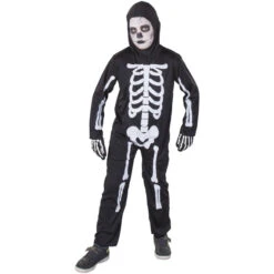 Kostüm - Skelett - Für Kinder - 2-teilig - Verschiedene Größen Erhältlich