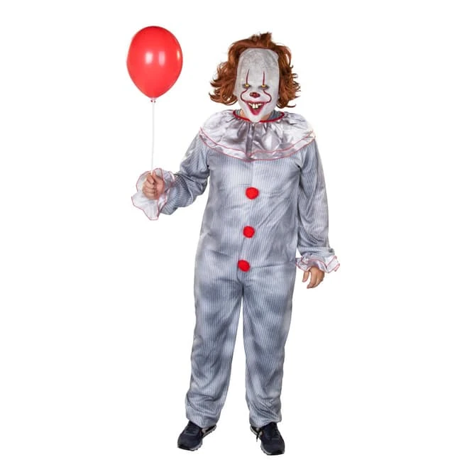 Kostüm - Clown - Für Erwachsene - Verschiedene Größen Erhältlich