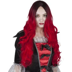 Langhaarperücke Für Erwachsene - Rote Locken