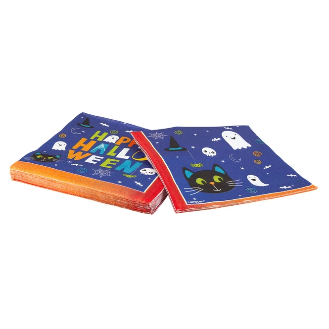 AMSCAN 16 Servietten - Halloween - Ca. 33 X 33 Cm 1 AMSCAN 16 Servietten - Halloween - Ca. 33 X 33 Cm