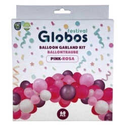 DIY - Ballongirlande - Pink-rosa-weiß-lila