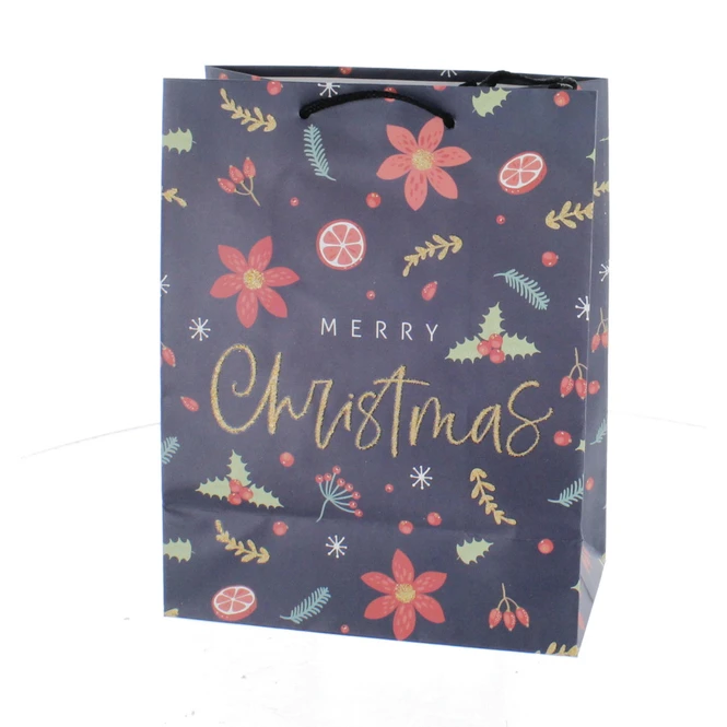 Geschenktasche Merry Christmas - Ca. 26 X 12,5 X 32 Cm 1 Geschenktasche Merry Christmas - Ca. 26 X 12,5 X 32 Cm