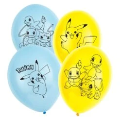 AMSCAN Pokémon - 6 Ballons - Ø = Ca. 27,5 Cm