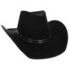 Cowboy Hut - Für Erwachsene - Schwarz - Größe 58 Cm