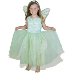 Kostüm - Grüne Blumenfee - Für Kinder - 3-teilig - Verschiedene Größen